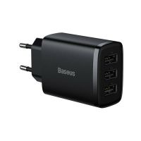 cargador baseus ccxj020101 interior 3 puertos usb 20 17w negro