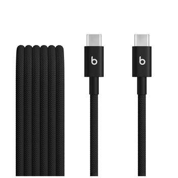 Beats USB-C to USB-C Woven Cable (1.5 m) - Bolt Black