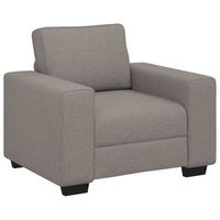 sofa sillon color topo 100x77x82 cm tela vidaxl