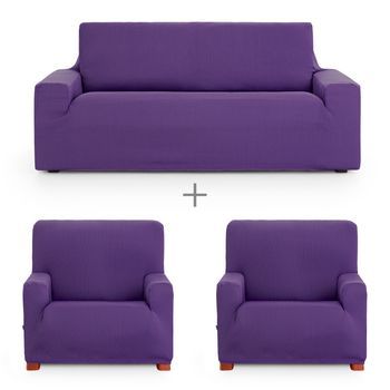 Fundas De Sofa Mod/7 Elastica Ulises 3-1-1 Pl. C/2