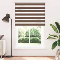 estor cebra  persiana cebra marron 150x200 cm tejido ancho 1459 cm poliester cfw3573236