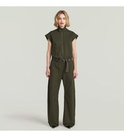 g-star para mujer d28710-e406-995 mono soft sculpt verde m casual poliester manga corta