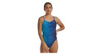 tyr durafast elite speedwarp traje de bano recortado azul mujer