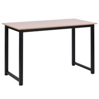 mesa de ordenador 120x60x76 cm roble