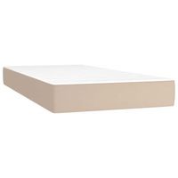 colchon de muelles ensacados de ninos firmeza media cuero sintetico 80x160 cm vidaxl