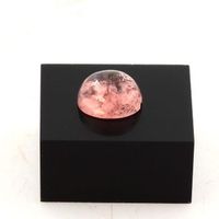 rose fluorite - piedra natural de francia chamonix haute -savoie - cristal curativo equilibrio emocional meditacion  270 ct - certificado de