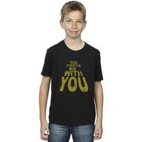 disney tops y camisetas may the force be with you para nino