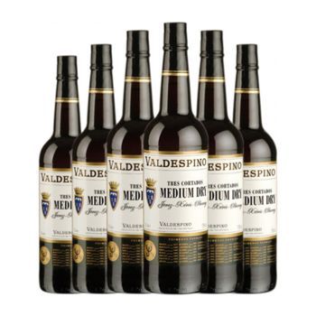 Valdespino Vino Generoso Tres Cortados Jerez-xérès-sherry 75 Cl 14% Vol. (pack De 6 Unidades)