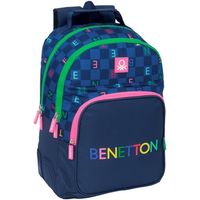 benetton mochila estuche portatodo doble benetton flag para mujer