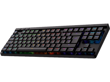 Teclado gaming - Logitech G G515 Lightspeed TKL, Bluetooth, USB, Cable, RGB Lightsync, Teclas PBT, Interruptores táctiles, Personalizable, Negro