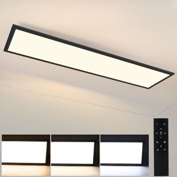 Nettlife Luz De Techo De Panel Led Regulable Plana Con Temporizador Control Remoto 42w 60s