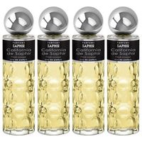 pack de 4 eau de parfum hombre saphir california 200 ml