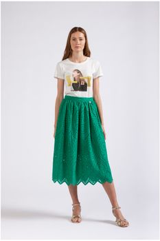 falda de sangallo green m