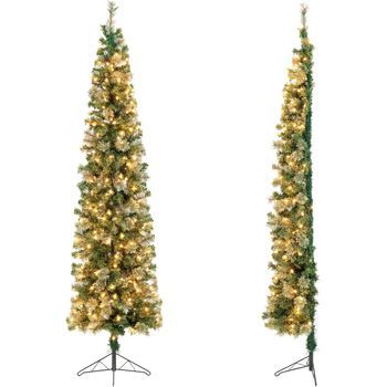 210cm Árbol De Navidad Artificial Costway 60 X 30 X 210 Cm