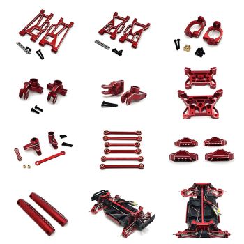 Actualización de piezas metálicas de repuesto para MJX 1/10 10208 v1 HYPER GO coche teledirigido RC