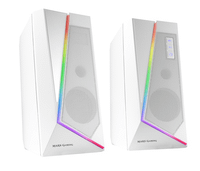 altavoces 20 bluetooth 50 mars gaming ms7 white 20w rms iluminacion rgb dinamico procesador dsp