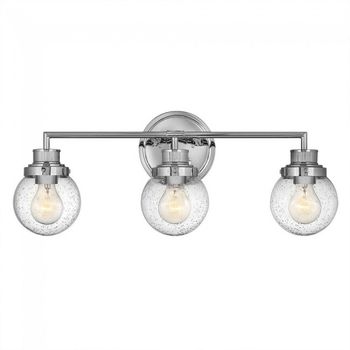 Aplique de pared para baños poppy (3 luces)
