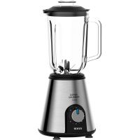 sogo batidora de vaso 5 velocidades 1000w plata