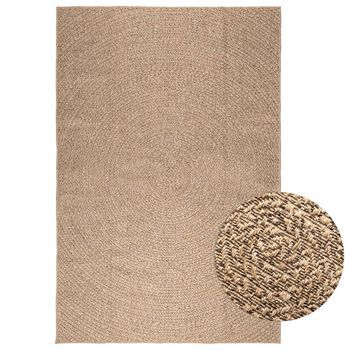 Alfombra Zizur Apariencia De Yute Interior Y Exterior 200x290cm Vidaxl