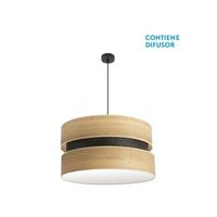 colgante colet 3xe27 negromadera clara regx60x60 cm