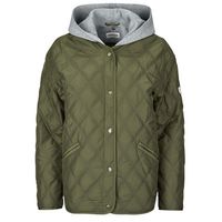 guess chaqueta quilted nylon hoodie para mujer