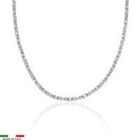 cadena bizantina para hombre de plata 925 25 mm