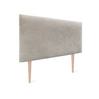 cabecero de tela aqualine liso 90x105cm con patas camas 8090 - beige
