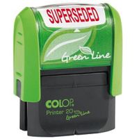 colop p20 stamp superseded 37x13mm red