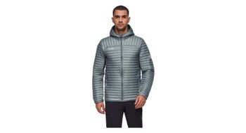 Mammut broad peak light in chaqueta con capucha gris hombre