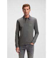boss para hombre 50507704 polo slim fit pique gris xs casual algodon manga corta