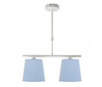 lampara de techo acrilico color azul serie consciencia 39cm