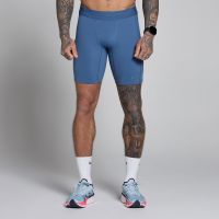 mallas cortas con bolsillo hybrid para hombre de mp - azul pizarra - xxl