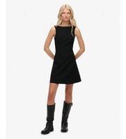 superdry para mujer w8012000a vestido lbd scoop negro xl casual poliester sin mangas  tirantes