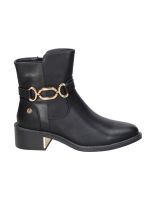 botines de tacon xti 144398 en color negro 39
