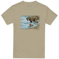 wildlife camiseta alaskan brown para hombre