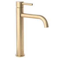 grifo de lavabo rea lungo brushed gold high
