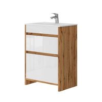 conjunto de muebles de bano detmold 2 partes unidad base 60 cm vicco