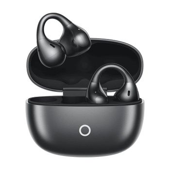 Auriculares Realme Buds Clip inalámbricos Bluetooth con sonido abierto, micrófono dual y protección IP55, color negro