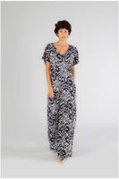 pantalon palazzo estampado marroqui multiblue arabesque 38