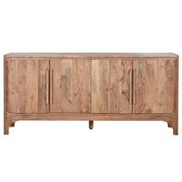 buffet acacia 175x40x81 marron claro