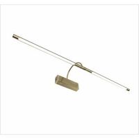 aplique led 10w metalico luz calida 3000k articulado 74cm bronce envejecido