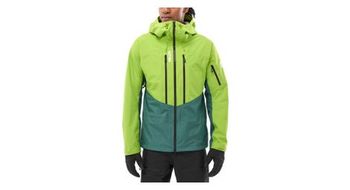 Chaqueta impermeable millet m white 3l green para hombre