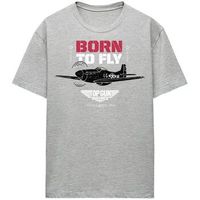 top gun camiseta born to fly para mujer