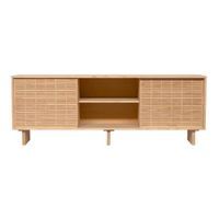 aparador 2 puertas pino macizo natural 180 cm barnizado