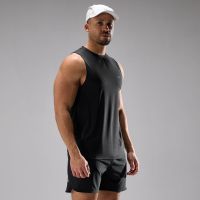 camiseta de tirantes de malla ultra de training para hombre de mp - negro - s