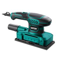 lijadora orbital vatton con 180w de potencia - incluye papel de lija y tubo para salida de polvo