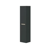 columna de bano suspendida melamina antracita - roble
