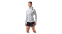 chaqueta impermeable compressport hurricane gris para mujer