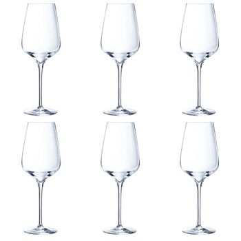 Juego de 6 copas vino cristal 55 cl