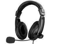 sandberg auriculares usb 325-27 con microfono boom controladores de 40 mm controles de volumen en linea color negro